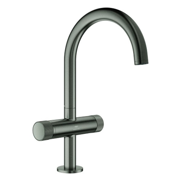 GROHE WT-Einlochbatt. Atrio Private C. 21138 L-Size Knopfbet. hard graphite gb.