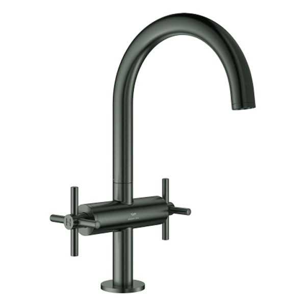 GROHE WT-Einlochbatterie Atrio 21144 DN15 L-Size Kreuz-Gr. hard graphite geb.