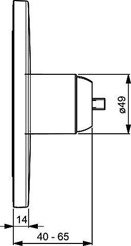 HA Funktionseinheit m. Dekorset Einhand- Brause Hansa 4055 verchromt
