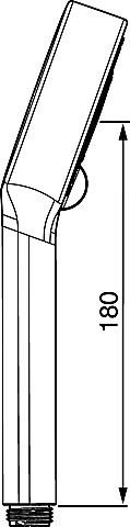 HA Handbrause Hansabasicjet 4463, verchromt