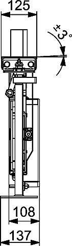 HA 3-Loch-Universal-Wannenrand- Körper Hansacompact 5301 0300 chr