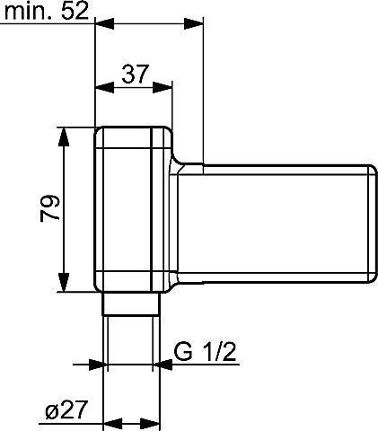 HA Einbaukörper für WT-Wandbatterie für Wandeinbau 5786 0200