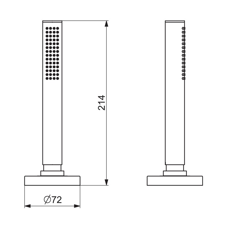 HA Handbrause HANSASTILO 5354 Chrom  