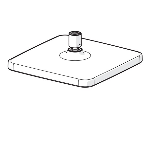 HA Kopfbrause HANSABASICJET Style 4474 1-strahlig 200x200 mm chr