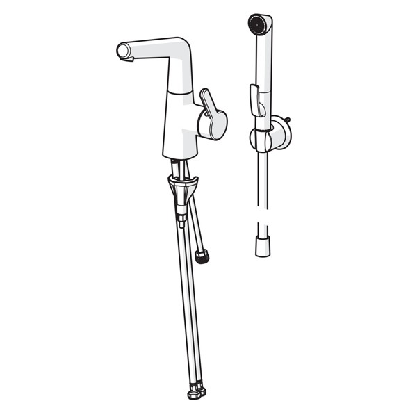 HA WT-Einhandmischer Hansadesigno 5134 2201verchromt