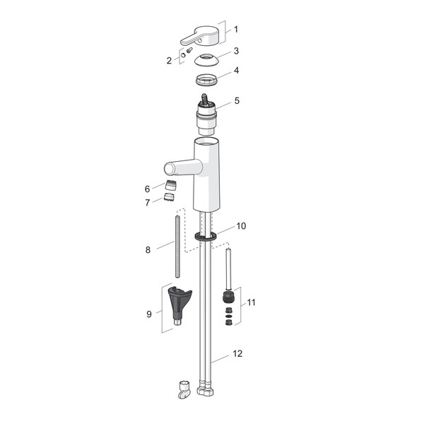 HA WT-EHM Hansadesigno 5171 verchromt