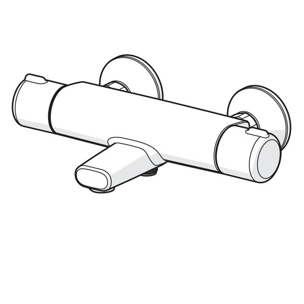 HA Wafü und Brausebatt. HANSAMICRA 5816 Ausld. 159 mm DN15 Matt-Schwarz