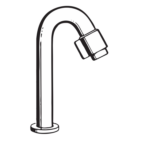 HA Waschtisch Standventil Hansanova 0093 Ausladung 93mm verchromt