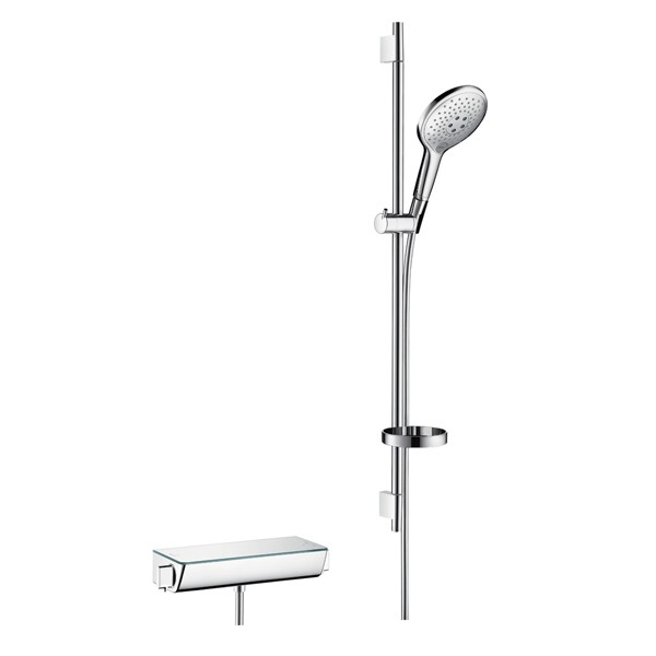 HG Brausenkombi Raindance Select 150/ Therm.DAP Ecostat Sel.U'900mm weiss/chr.