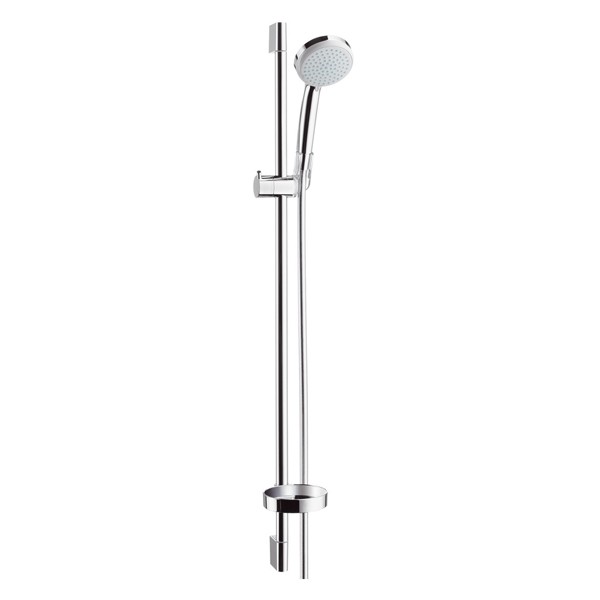 Hansgrohe Brausenset Croma 100 Vario EcoSmart/ Unica'C 900mm chr.m.Cassetta Seifensch.