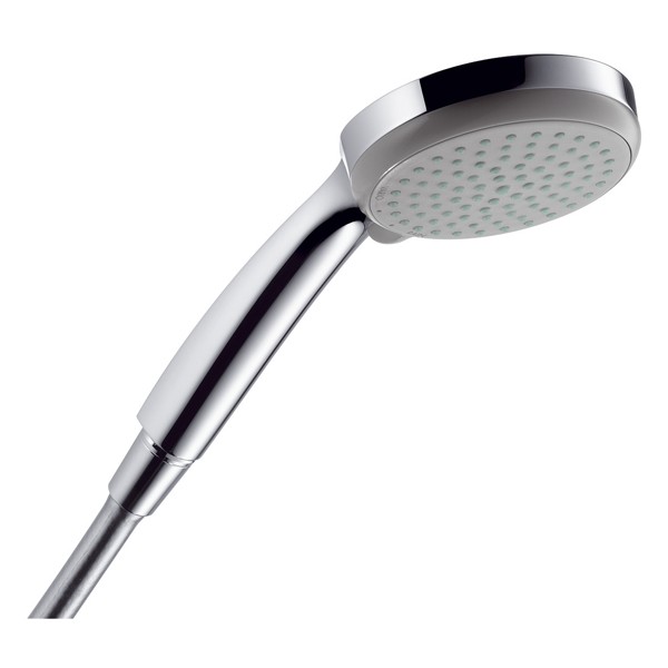 Hansgrohe Handbrause Croma 100 Vario chrom abgestuftes Strahlsystem mit 4 Einstellungen, 9,4 l/min