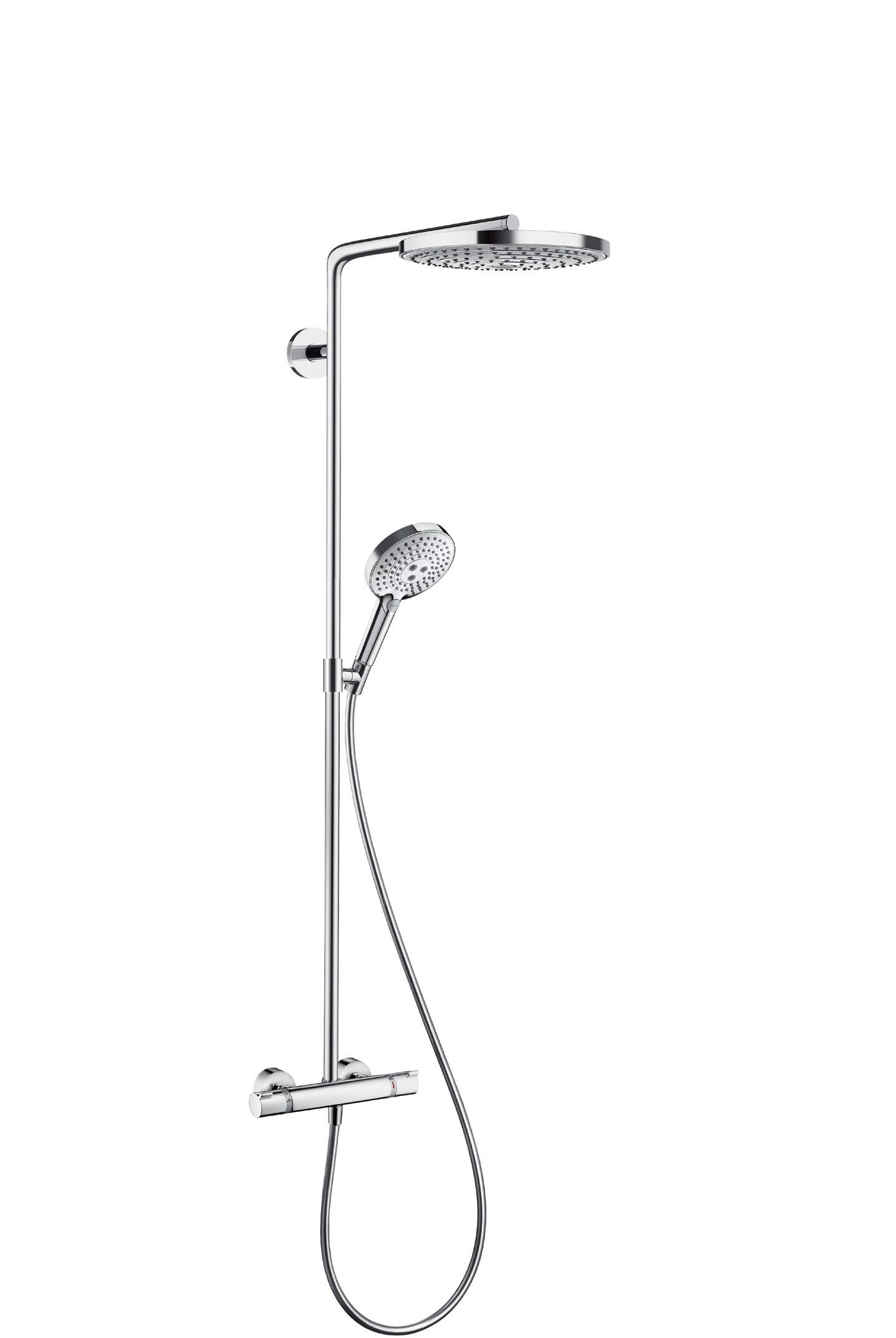 Hansgrohe Showerpipe Raindance Select chrom mit Kopfbrause Raindance S 240 2jet