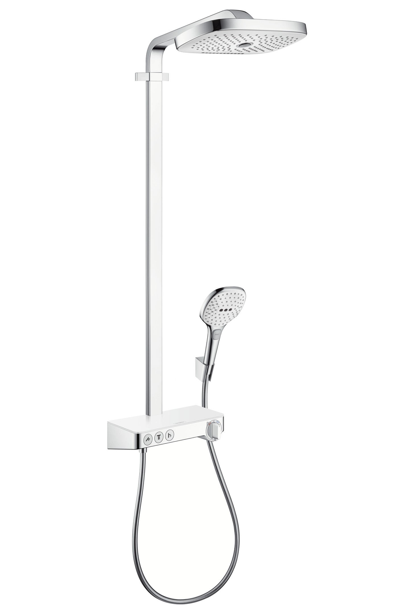 HG Showerpipe Raindance Select weiss/chr m.Kopfbrause Raindance E Air 3jet 300mm