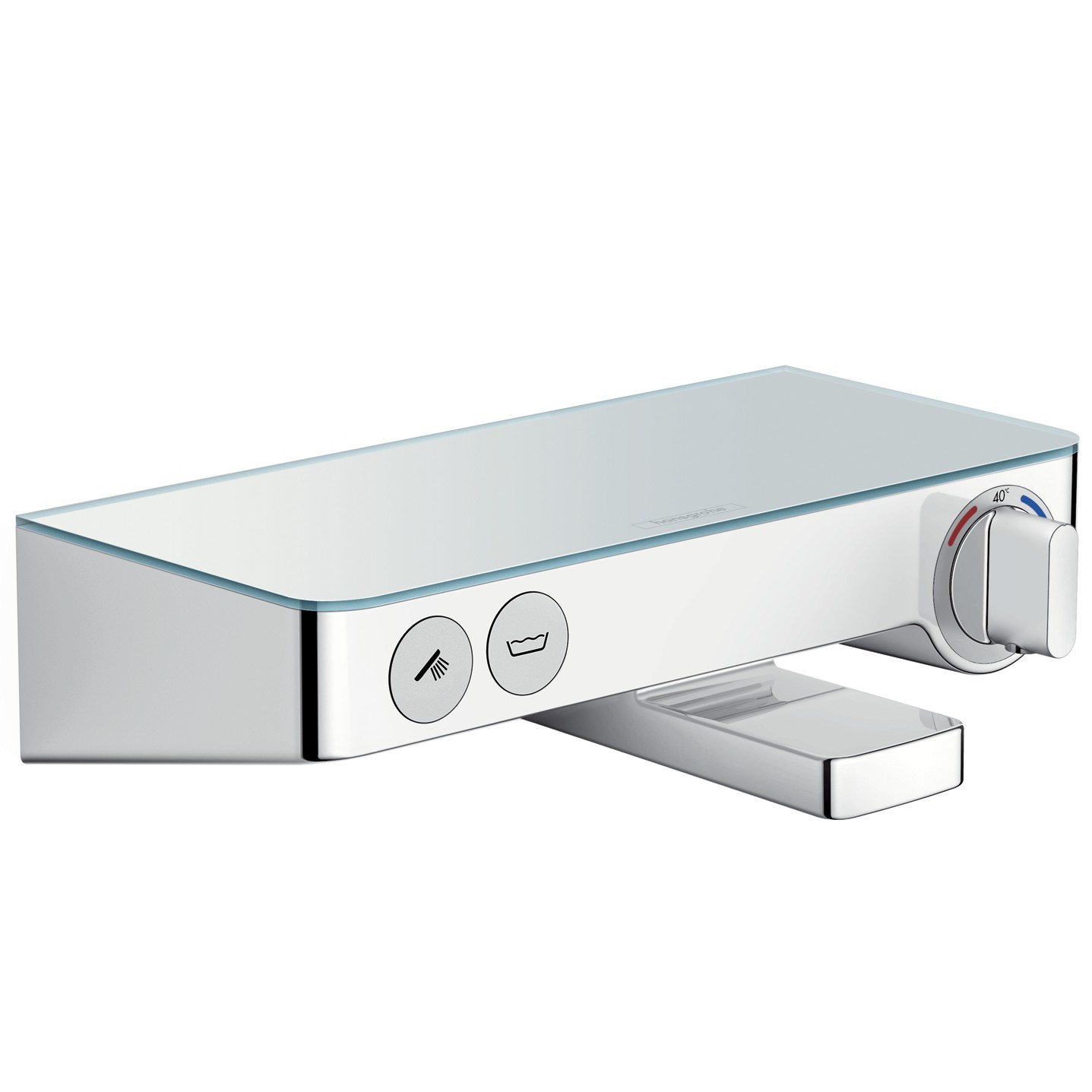 HG Thermostat ShowerTablet Select 300 Wanne Aufputz DN15 weiss/chrom