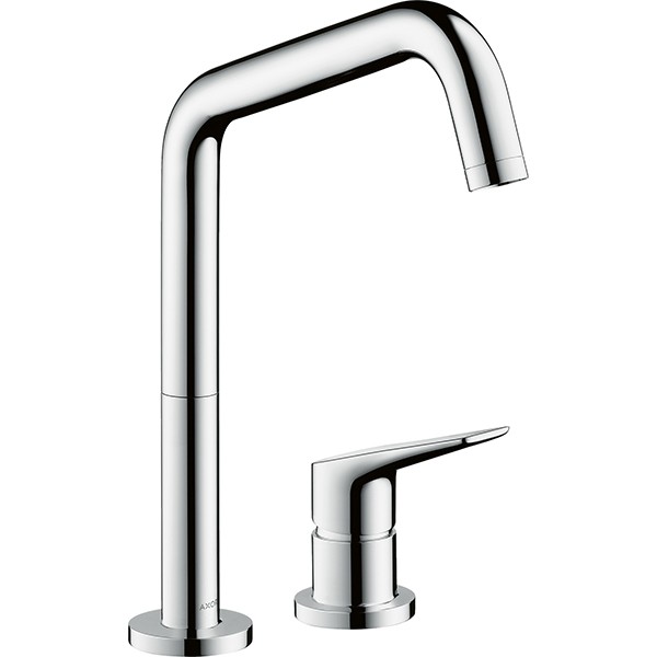 Hansgrohe 2-Loch Spültischmischer Axor Citterio M chrom mit Schwenkauslauf