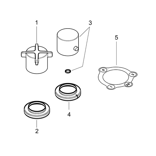 Hansgrohe 2-Loch Thermostat Axor Citterio E F-Set chrom Wannenrandmontage