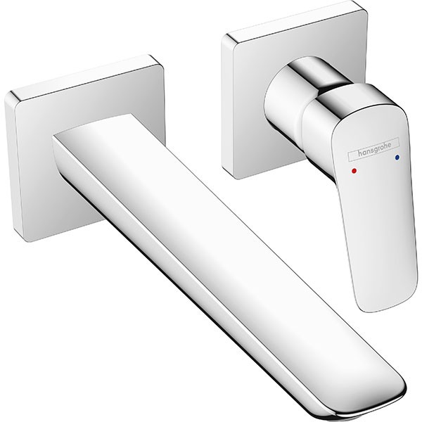 Hansgrohe 2-Loch Waschtischarmatur Unterputz Fine Logis F-Set chrom