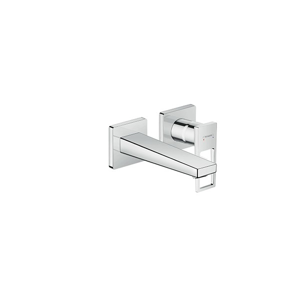 Hansgrohe 2-Loch Waschtischarmatur Unterputz Metropol FS Bügelgr.chrom kurzer Auslauf