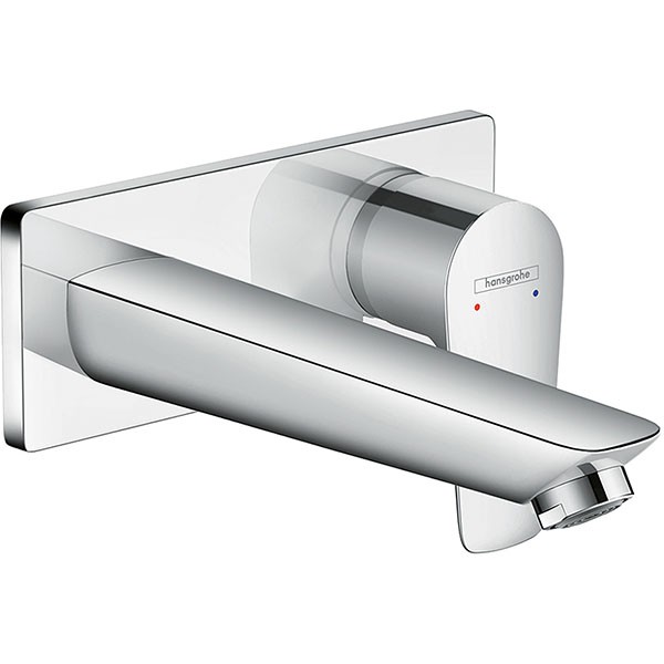 Hansgrohe 2-Loch Waschtischmischer Unterputz Talis E F-Set chrom kurzer Auslauf
