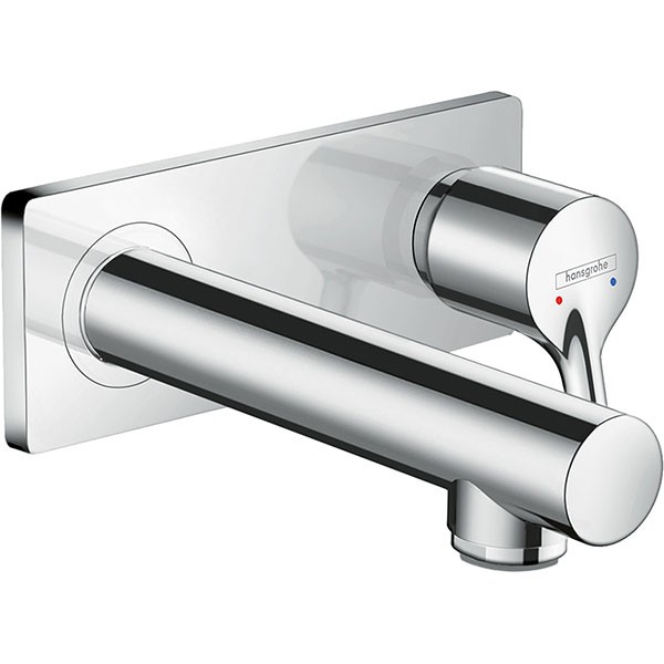 Hansgrohe 2-Loch Waschtischmischer Unterputz Talis S F-Set chrom kurzer Auslauf