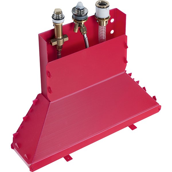 Hansgrohe 3-Loch Wannenarmatur Grundkörper Axor für Wannenrandmontage Secubox