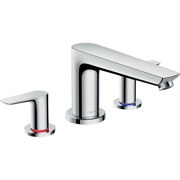 Hansgrohe 3-Loch Wannenarmatur Talis E F-Set chrom f.Wannenrandmontage