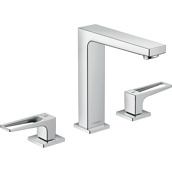 Hansgrohe 3-Loch Waschtischarmatur 160 Metropol Bügelgriff chrom
