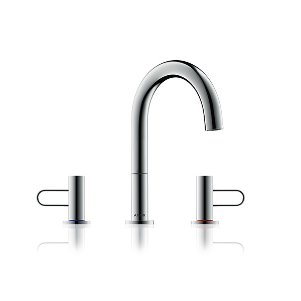 Hansgrohe 3-Loch Waschtischarmatur 200 Axor Uno Bügelgriff chrom