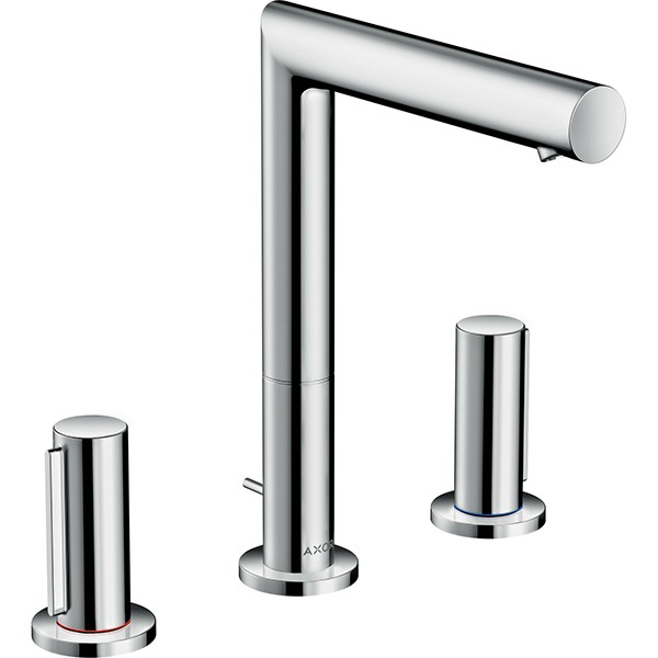 Hansgrohe 3-Loch Waschtischarmatur 200 Axor Uno Zerogriff chrom