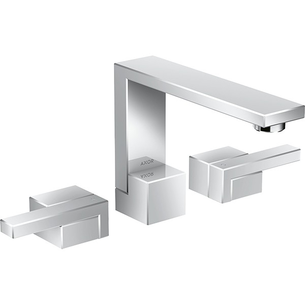 Hansgrohe 3-Loch Waschtischarmatur Axor Edge chrom