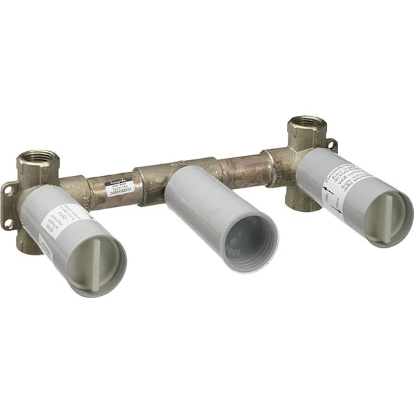 Hansgrohe 3-Loch Waschtischarmatur AXOR Grundkörper Wandversion