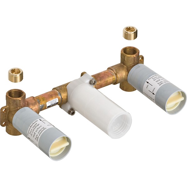 Hansgrohe 3-Loch Waschtischarmatur Axor Massaud Grundkörper Wandversion
