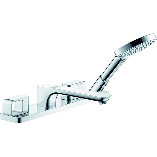 Hansgrohe 4-Loch Wannenarmatur Axor Urquiola F-Set f.Wannenrand chrom