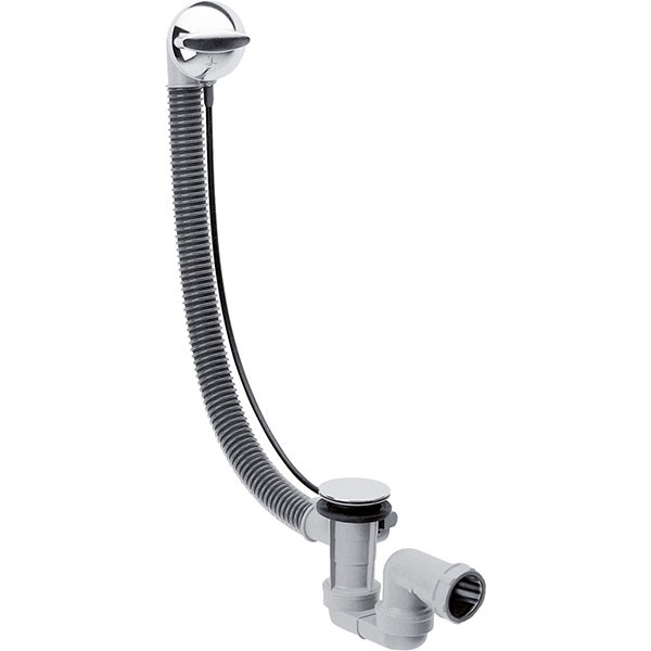 Hansgrohe Ab-u.Überlaufgarnitur Flexaplus Komplettset chrom flex.Überlaufschlauch