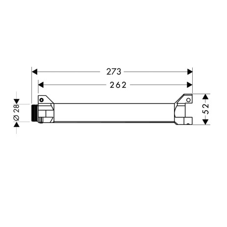 Hansgrohe Ablage Axor Starck Grundset 240mm  