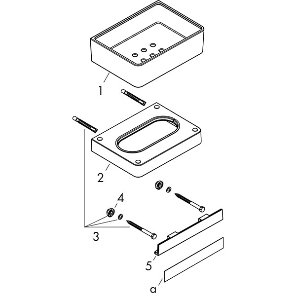 Hansgrohe Ablage AXOR Universal Accessories chrom