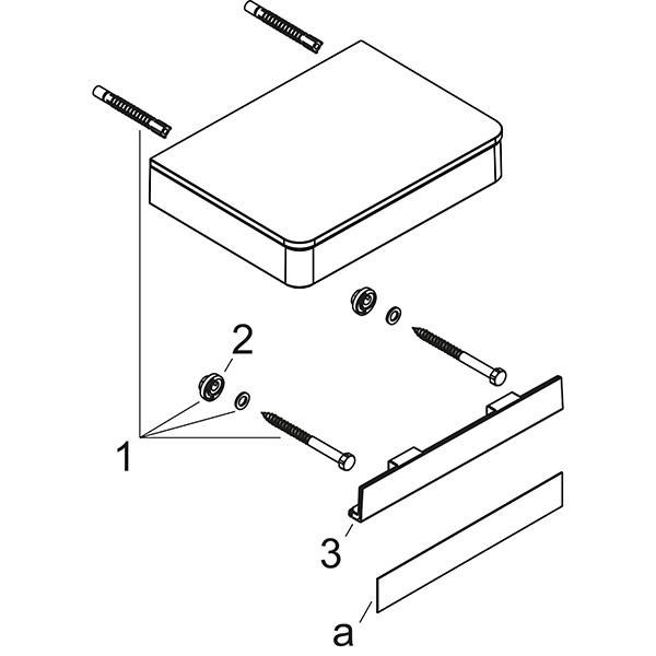 Hansgrohe Ablage Axor Universal Accessories 150mm chrom