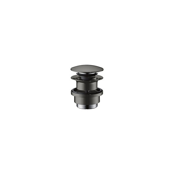 Hansgrohe Ablaufgarnitur Push-Open für Waschtisch- und Bidetmischer Polished Black Chrome