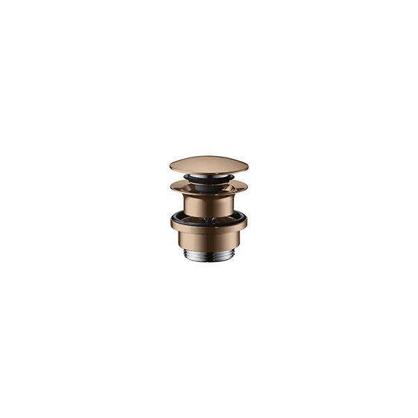 Hansgrohe Ablaufgarnitur Push-Open für Waschtisch- und Bidetmischer Polished Red Gold