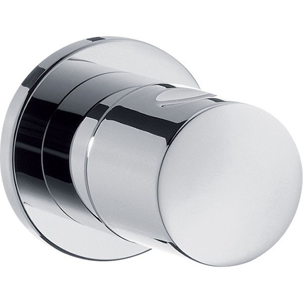 Hansgrohe Absperrventil Unterputz Fertigset chrom zylindrischer Griff