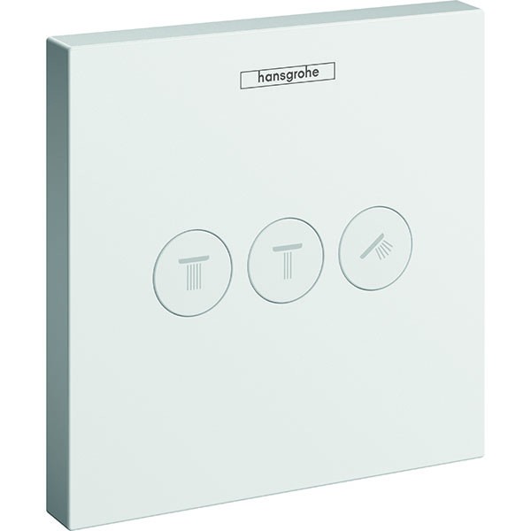 Hansgrohe Absperrventil Unterputz ShowerSelect Fertigset 3 Verbraucher mattweiss