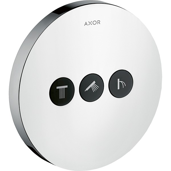 Hansgrohe Absperrventil UP Axor ShowerSelect Fertigset 3 Verbraucher rund chrom