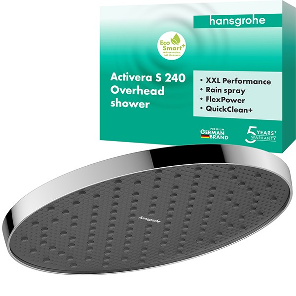 Hansgrohe Activera S Kopfbrause 240 1jet  EcoSmart+ chrom