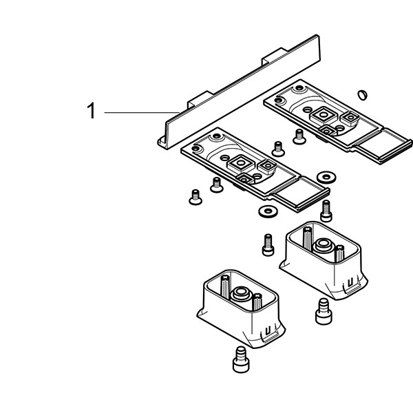 Hansgrohe Adapterset Axor Universal Accessories chrom