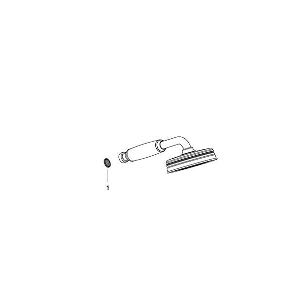Hansgrohe AXOR Montreux 1jet Handbrause, nickel gebürstet 16320820