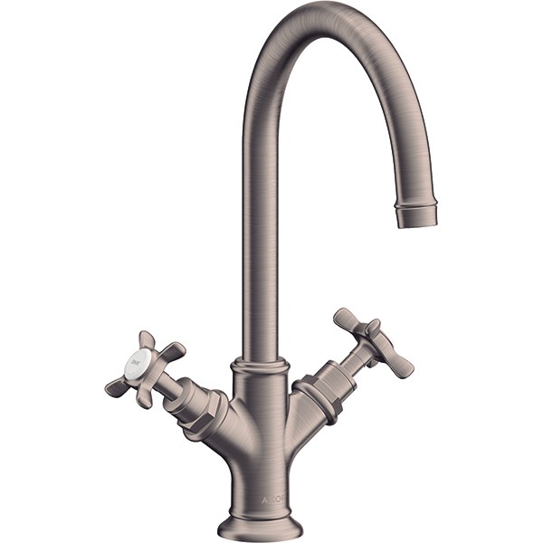 HG Zweigriff Waschtischarmatur Axor Montreux brushed nickel