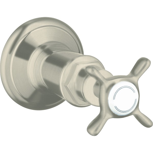 Hansgrohe AXOR Montreux Absperrventil DN15/DN20 Unterputz, nickel gebürstet 16871820