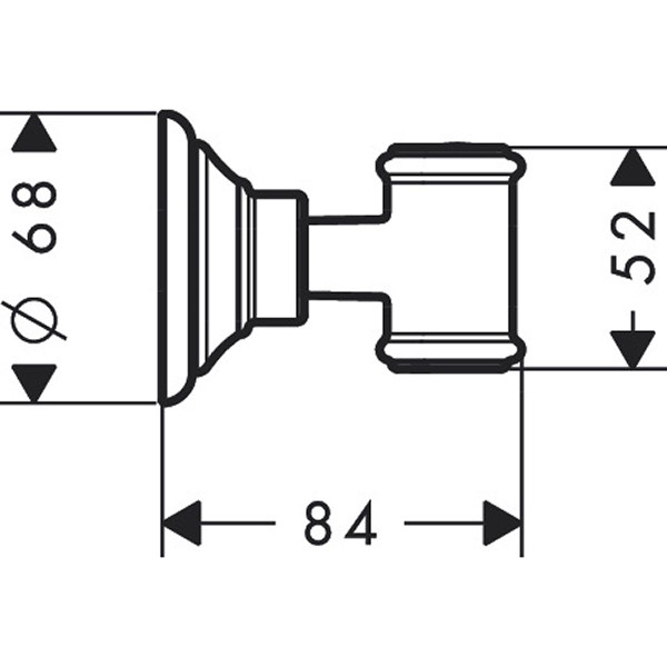 Hansgrohe AXOR Montreux Brausenhalter, nickel gebürstet 16325830