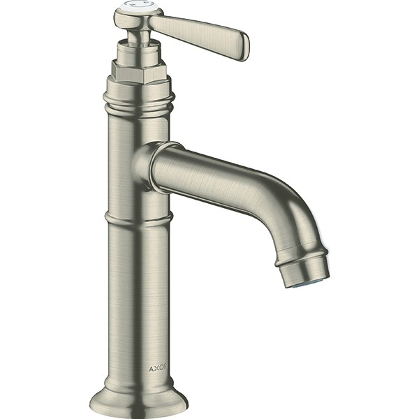Hansgrohe AXOR Montreux Einhebel-Waschtischmischer 100 ohne Ablaufgarnitur, nickel gebürstet 16516820