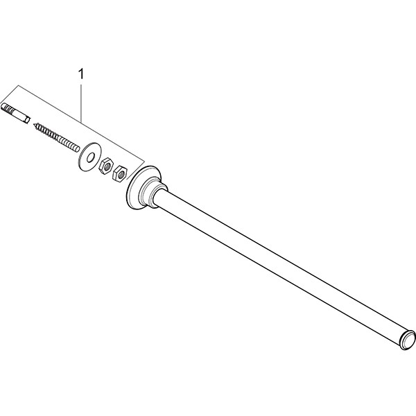 Hansgrohe AXOR Montreux Handtuchhalter, nickel gebürstet 42020820